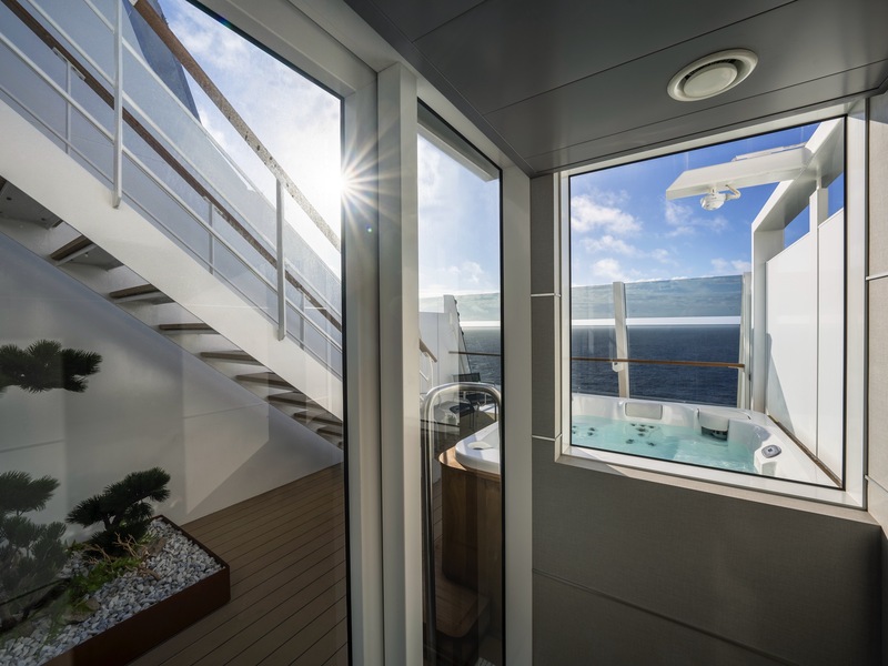 MSC Yacht Club Duplex Suite with Jacuzzi